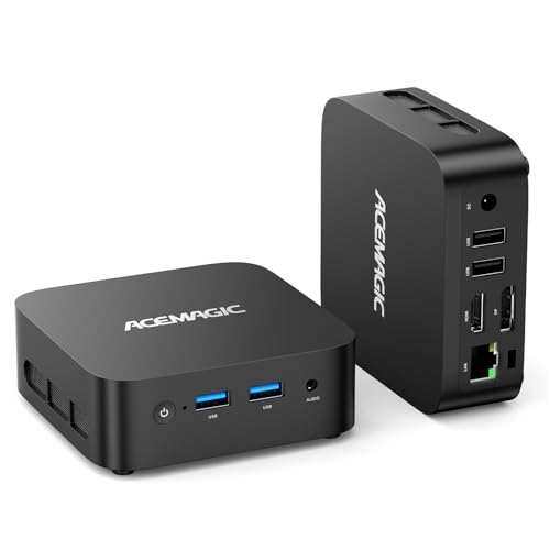ACEMAGICIAN Vista V1 Mini PC 16Go DDR4 1To SSD, Шin11 Pro Ιntel Alder Lake-N97(jusqu'à 3,6 GHz), Micro Ordinateur de Bureau | HDMI + DP | USB3.2