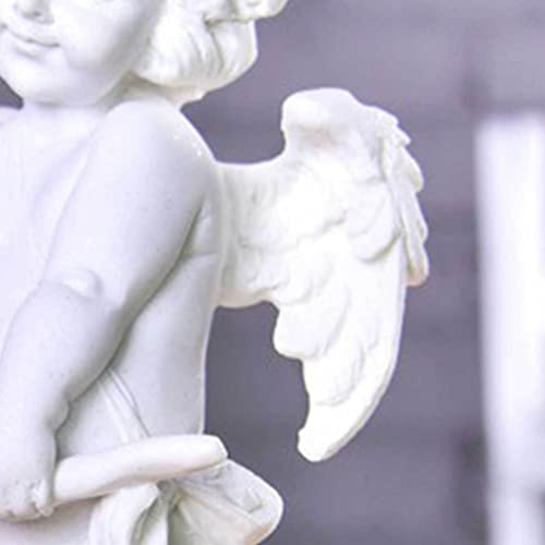 Artibetter Wedding Decor Outdoor Decor Angel Statue Cupid Figurine Cherubs Sculpture God Of Love Fairy Gardens Statue Sandstone Memorial Ation For Home Car Dashboard Wedding Decor C #TOP1