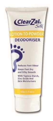 ClearZal Silk Lotion to Powder Deorderizer 100g (3.4 oz)