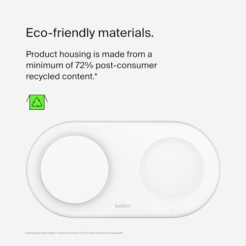 Belkin Qi2 15W 2 in 1 Wireless Charging Pad with USB-C Port - image 7
