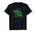 Backtrack Kali Linux T-Shirt with Dragon and Tagline - Green