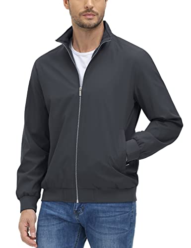 Tacvasen Bomber Jackets For Men Mens Jackets Casual Stylish Bomber Jacket Men Varsity Jacket Men Travel Jackets For Men With Hidden Pockets #TOP1