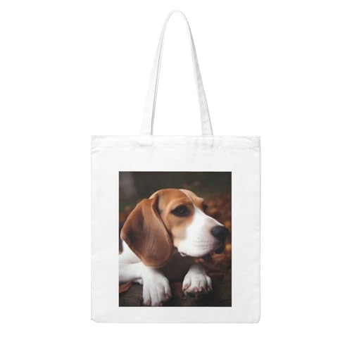 Pitbull Dogs Canvas Tote Bag for Women Grocery Shopping Bags Reusable Shoulder Tote Purse Handbags