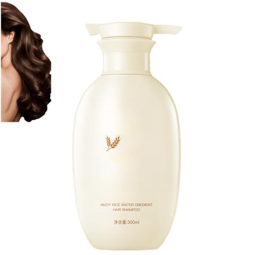 Champú suavizante nutritivo con agua de arroz, champú para lavar con arroz, champú hidratante para el cuidado del cabello con agua de arroz, champú anticaída del cabello con agua de arroz para hombre