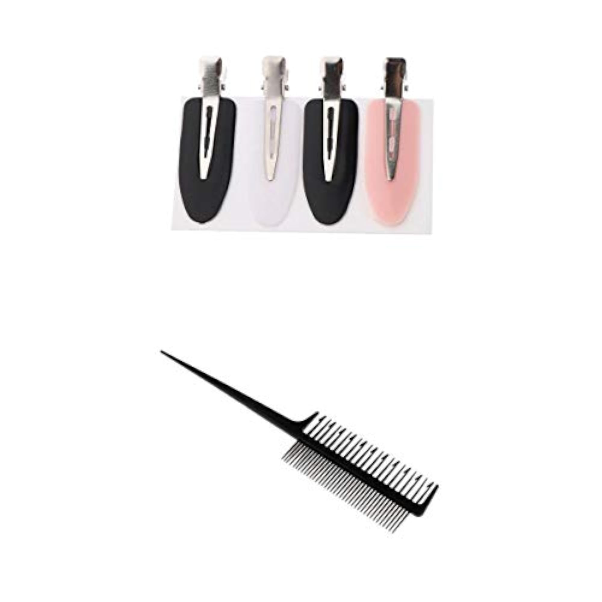 2-Way Weaving Sectioning Foiling Comb + Hair Clips Set for Hair Dyeing Tool