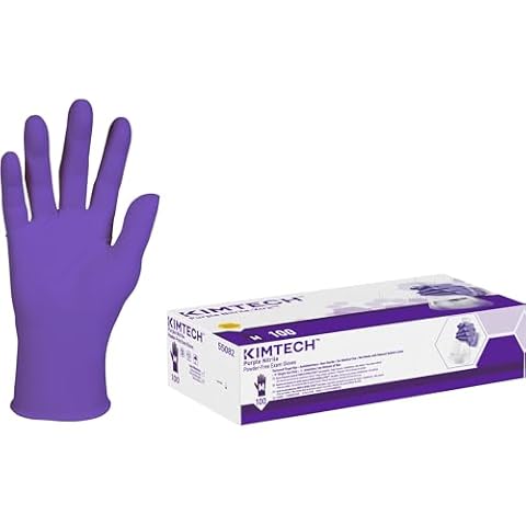 Kimberly-Clark® Safeskin Purple Nitrile Exam Gloves, Medium, Purple, Box Of 100 Cover