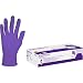 Kimberly-Clark Professional 55082 PURPLE NITRILE Exam Gloves, 242 mm Length, Medium, Purple (Box of 100)