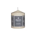 Price's Candles - Altar Candle - 100mm x 80mm - Unscented - Up To 50 Hour Burn Time - Smokeless & Dripless