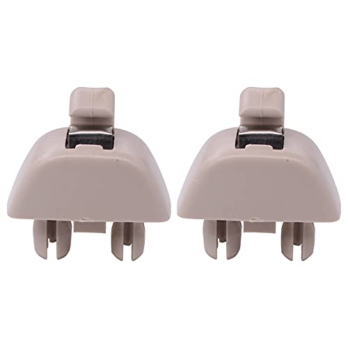 NewYall Beige Interior Sun Visor Clip Bracket for Audi A6 A7 A8 S6 S7 S8 for VW Passat Polo...