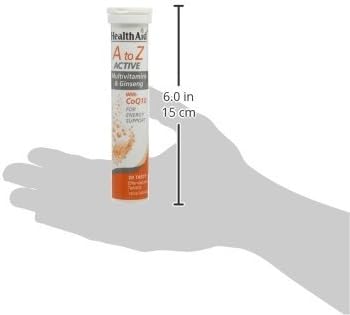 HealthAid A to Z Multivitamin Effervescent Vegetarian Tablets, Pack of 20 Tablets