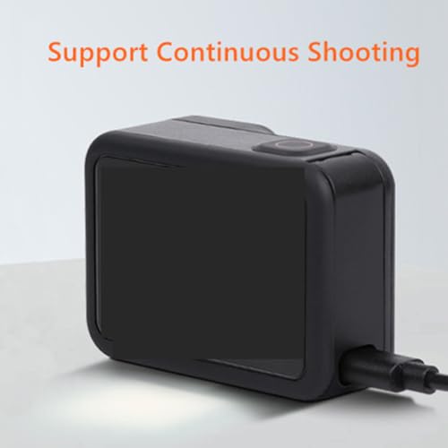 Replacement Side Door Battery Cover for Gopro 8, Pass Through Battery Cover with Type-C Charging Port Repair Part Camera Accessories Suitable for Gopro Hero 8 Black