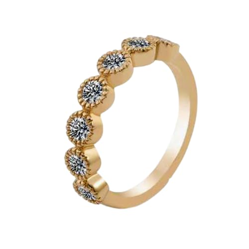 Moissanite 2mm de prestige et argent 925 plaqué or 14k pour une bague de mariage éternelle