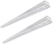 2-Pack, 8FT LED Garage Shop Light, 80W (190W Equivalent), 8000 Lumen, 6000K (Cool White), T8/T12 Fluorescent Light Fixture Replacement for Warehouse, Supermarket, Workshop Office