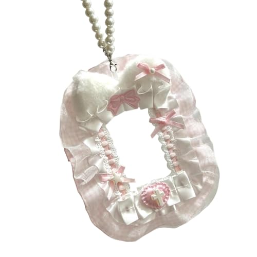 Angelic Wing Plush Card Holder With Lace Designs for Students and Lovers