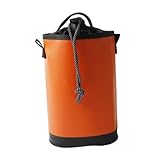 Yiju Climbing Rope Bag Drawstring Pouch Caving Mountaineering Camping Outdoor Sports Accessories Hiking Waterproof Rope Organizer, Orange