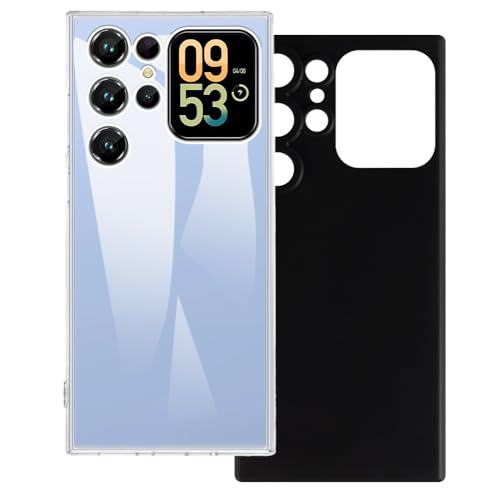 UOGNADGD 2�� TPU�P�[�X Oukitel C62 GT �Ƃ̌݊������� �X�}�z�J�o�[ - �ϏՌ��t���L�V�u���ی�A�N�Z�T���[ �����J�b�g���H (�N���A+�u���b�N)