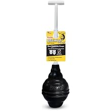 Korky BeehiveMAX Heavy Duty Toilet Plunger - Seals All Bowl Shapes Powerful Clog Removal