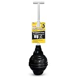 Korky BeehiveMAX Heavy Duty Toilet Plunger - Seals All Bowl Shapes – Powerful Clog Removal