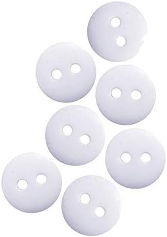 NDC Arctic White Sewing Craft Buttons 100 Pack