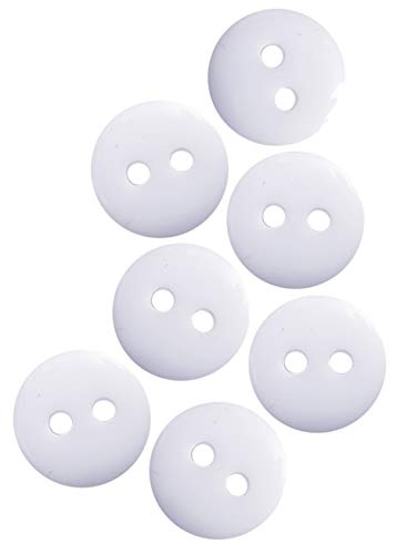 Ndc Arctic White Sewing Craft Buttons 100 Pack #TOP3