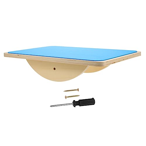 GALPADA Wooden Balance Plate Seesaw for Strength Coordination and Balance Development Plaything