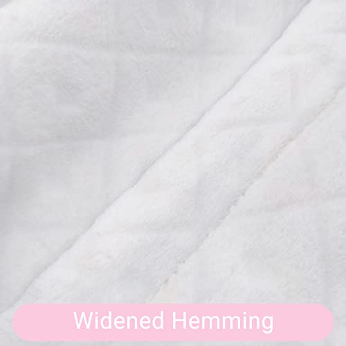 Dinosaur Baby Blankets For Girls, Baby Girl Receiving Blankets Dino Toddler Blankets For Girls Baby Girl Blankets, Soft Baby Quilt Crib Blanket For Girls, Reversible, Pink, 40 * 30 Inches #TOP1