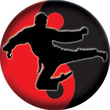 Crown Awards Karate Gold Rhinestone Pin, Gold Karate Pins Prime