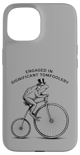 �d�v��Tomfoolery Penny-Farthing Bullfrog �O���t�B�b�N �X�}�z�P�[�X iPhone 15 �p
