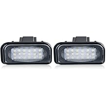 LED License Plate Light With Lamp for Mercedes Benz 2001-2007 W203 4Door Sedan
