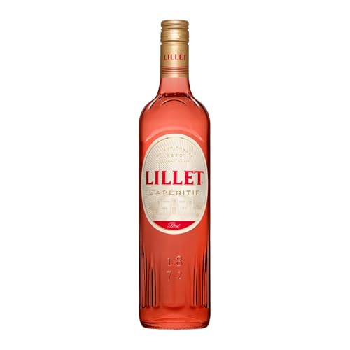 Lillet Rosé, französischer Wein-Aperitif, fruchtig-frischer Geschmack von Orange & roten Früchten, für Spritz & Cocktails, 17% Vol., 1 x 0,75 l