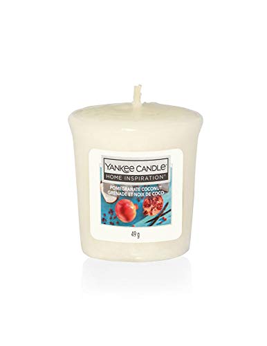 YANKEE CANDLE. CANDELA VOTIVA 49 GR POMEGRANATE COCONUT