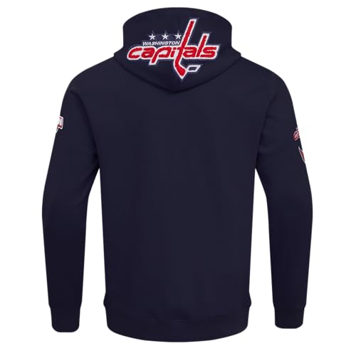 Pro Standard MENS NHL WASHINGTON CAPITALS CLASSIC CHENILLE FULL ZIP HOODIE MIDNIGHT NAVY M by Pro Standard - Used condition - Image 2