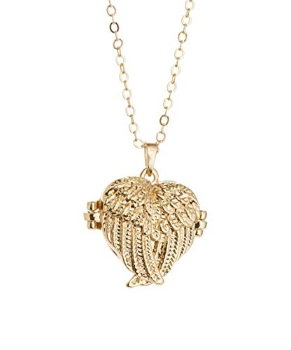 Gold Angel Wings Locket Online, 51% OFF 