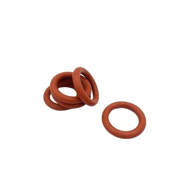 CS 3,5 mm, O-ring in silicone alimentare resistente al calore, O-ring di tenuta in gomma bianca/rossa VMQ, spessore 3,5, diametro esterno 10-245 mm,Materiale Affidabile(Rot,OD 31MM (20PCS)-3.5MM)