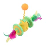 Des heures de divertissement interactif : ce anti-ennui pour chat combine un rouleau et un plumeau, pour divertir votre chat sans fin, lutter contre la solitude et stimuler sa curiosité