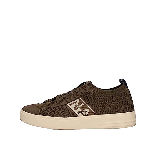 Baskets Napapijri hommes de qualité supérieure en tissu vert olive 45