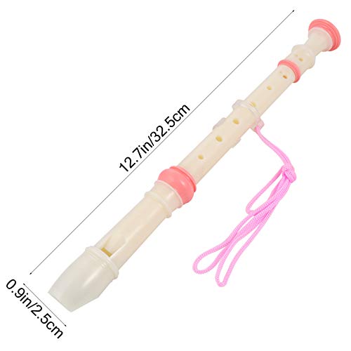 ARTIBETTER 1 Conjunto de Gravador Soprano para Crianças Brinquedo Gravador Soprano de 8 Buracos Com