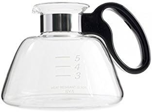 Yama SY5-5 Cup 20 Oz Siphon Coffee Maker Replacement Bottom Beaker - Borosilicate Glass, Heat-Resistant, Dishwasher Safe