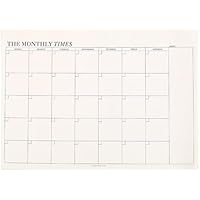 MEISO 60 Hojas Planificador Mensual 24.5x17.5 cm, Monthly