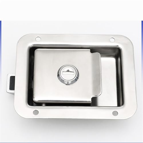Support de serveur et porte d'armoire plate à serrure à palette