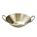 HEMOTON Parela Ze Stali Nierdzewnej Paella Z Podwójnymi Uchwytami Ze Stali Nierdzewnej Hiszpańska Paella Cookware Dla Domów Lub Restauracji Camping And Outdoor Cooking Golden