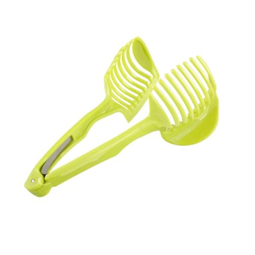 BZKSER Cortador de Frutas - 1 Pieza Better Smart Soporte para Cortar Frutas y Verduras Universal Tomates Cebollas Gadget fácil de Usar Idea de Regalo Asar a la Parrilla Rebanadas de Verduras Cortar