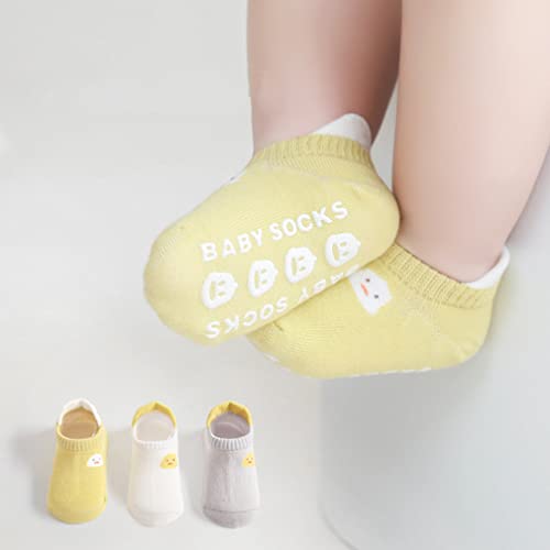 Baby Non-Skid Socks with Grips - Toddler & Newborn Non-Slip, Anti-Slip Unisex Ankle Floor Socks3