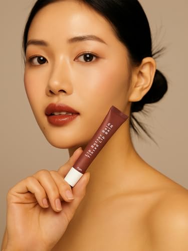 Bajajbeautyshop Tinted Lip Butter Balm - Conditioning Vegan Lip Balm for Instant Moisture, Shine & Hydration - Sheer-Tinted, Soothing Skincare