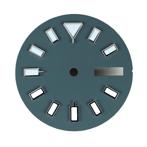 Cadran montre 28,5 mm NH36 avec double guichet date du jour lisible