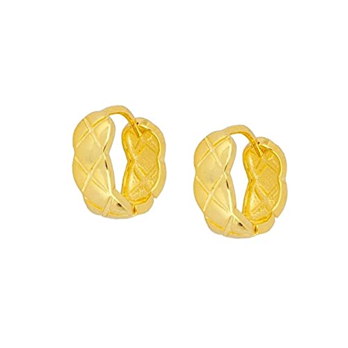 WZGWDC Pendientes de aro para Mujer, aretes de circón, Estilo Color, Hebilla de Oreja, joyería, Pendientes 1