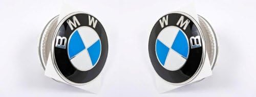 Genuine Clear Side Marker Lights White + Emblems Pair BMW Z4 E85 E86 02-08