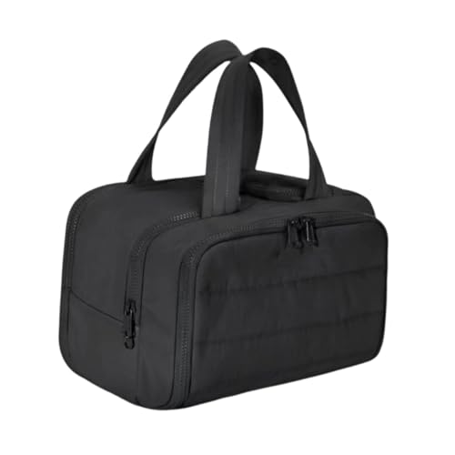 Organisateur maquillage noir portable : fini le désordre dans vos bagages et cosmétiques