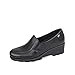 Produktbild Valleverde - Slip-on aus schwarzem Leder mit Keilabsatz, Schwarz - Schwarz - Größe: 40 EU