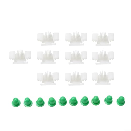 Clip di fissaggio per modanatura laterale e portiera BMW E36, set di fermi in plastica bianca, 10 pezzi di ricambio per finiture sportive M3 e serie M